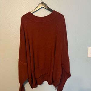 Zenana Outfitters Warm Terracotta Sweater